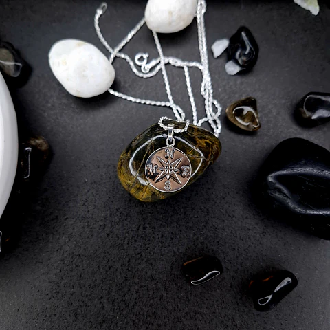 Colgante Puntos Cardinales de Plata 925