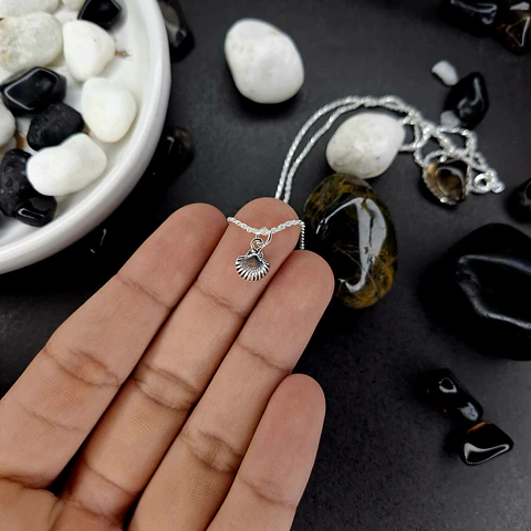 Colgante Concha de Mar de Plata 925