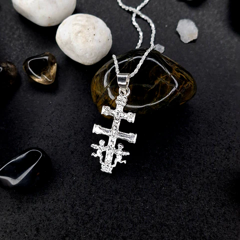 Colgante Caravaca de Plata 925 - Grabado por Ambos Lados