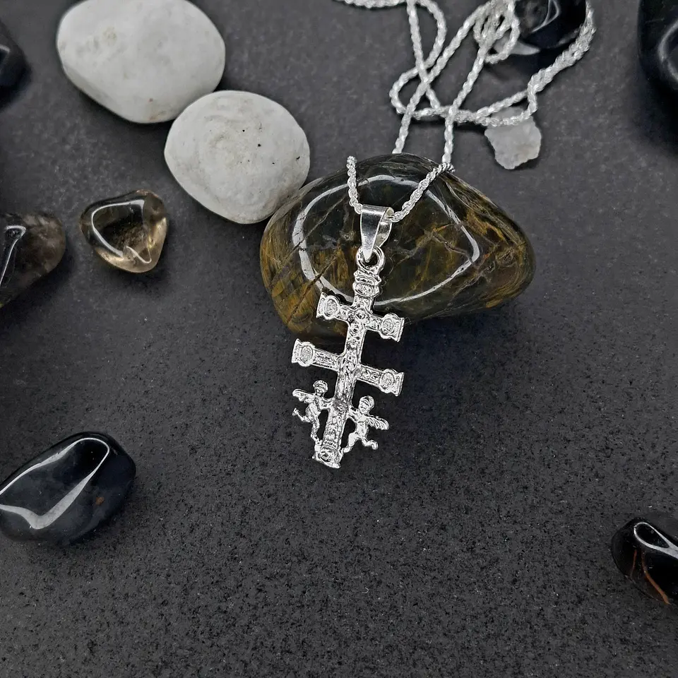 Colgante Caravaca de Plata 925 - Grabado por Ambos Lados 2