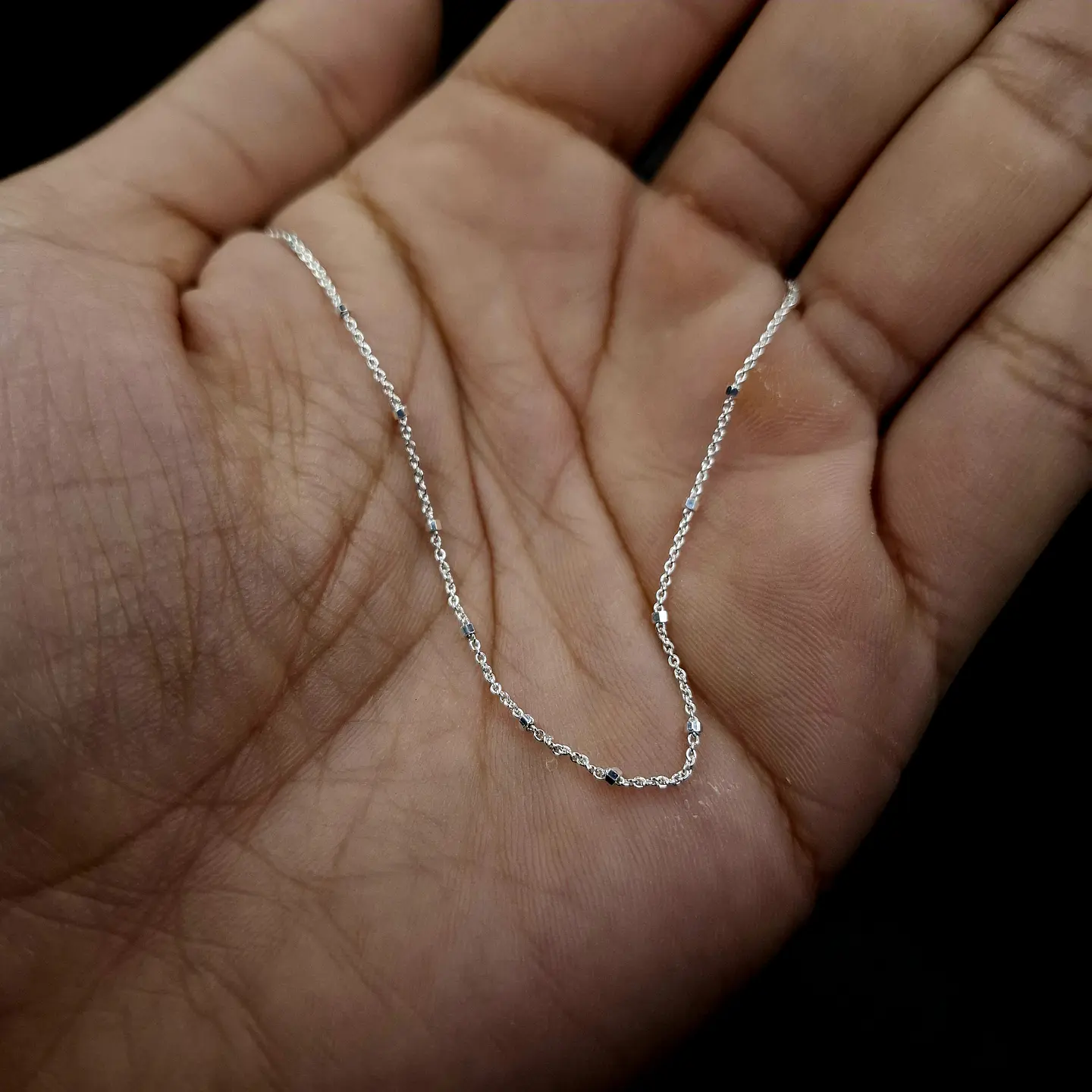 Pulsera Tradicional con Hexagonos de Plata 925 2