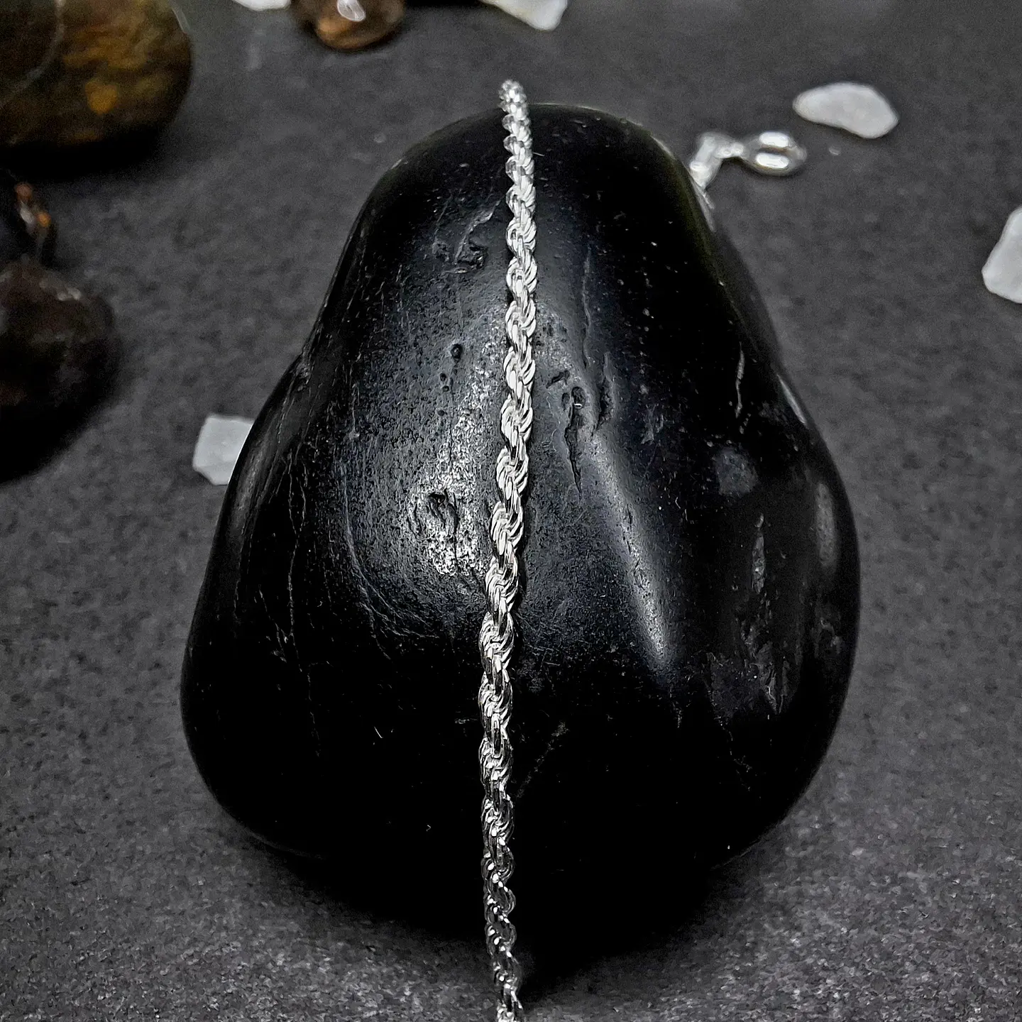 Pulsera Turbillon 19 cm x 1 mm de Plata 925 1