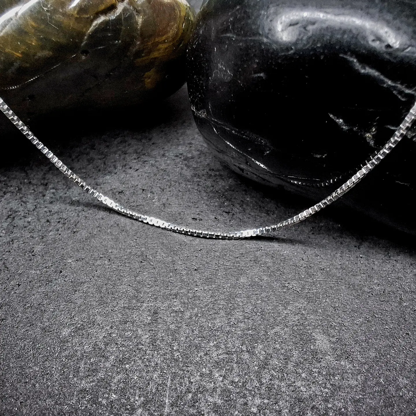 Cadena Veneciana 50 cm x 1 mm de Plata 925 1