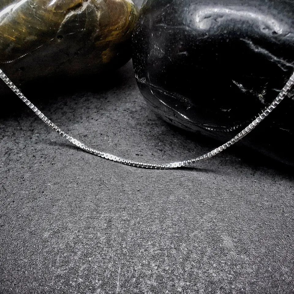 Cadena Veneciana 50 cm x 1 mm de Plata 925 1