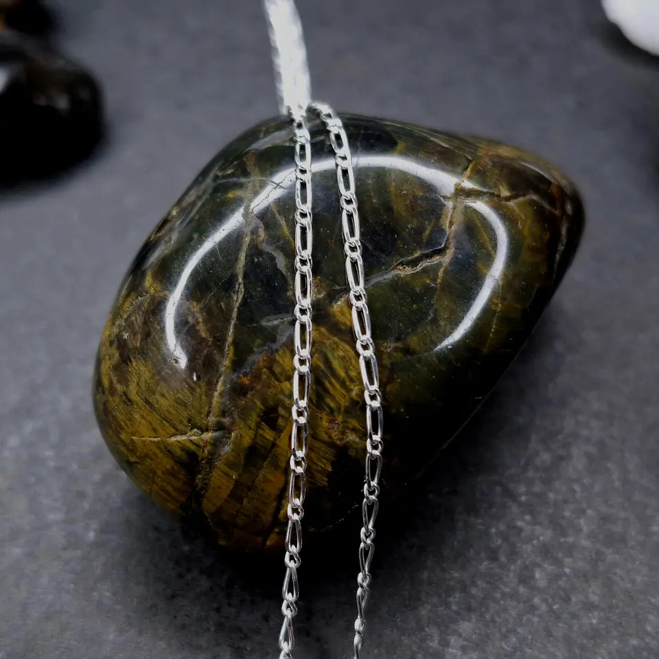 Cadena Cartier 1x1 - 50 cm x 1 mm de Plata 925 1