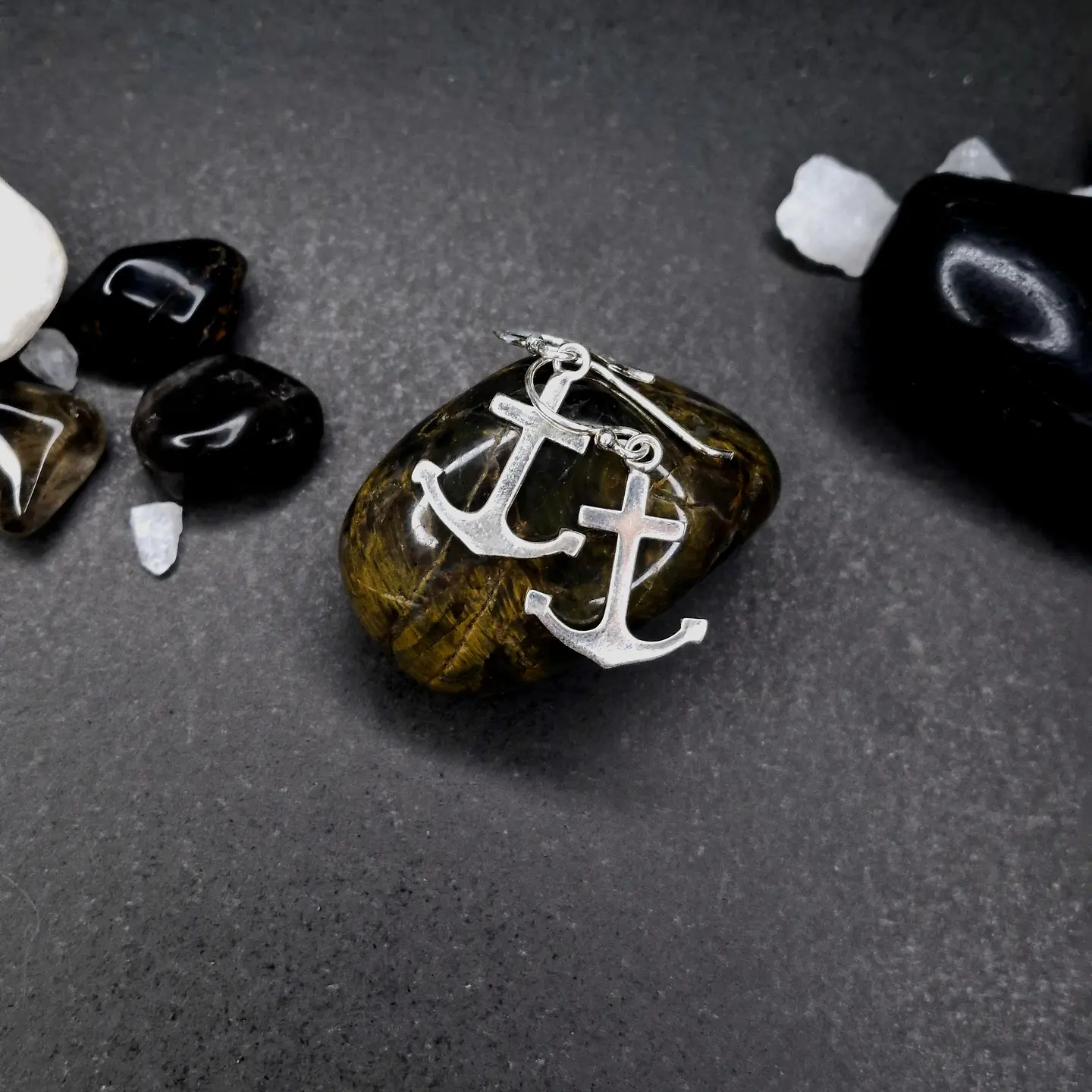 Aros Ancla de Plata 925 1