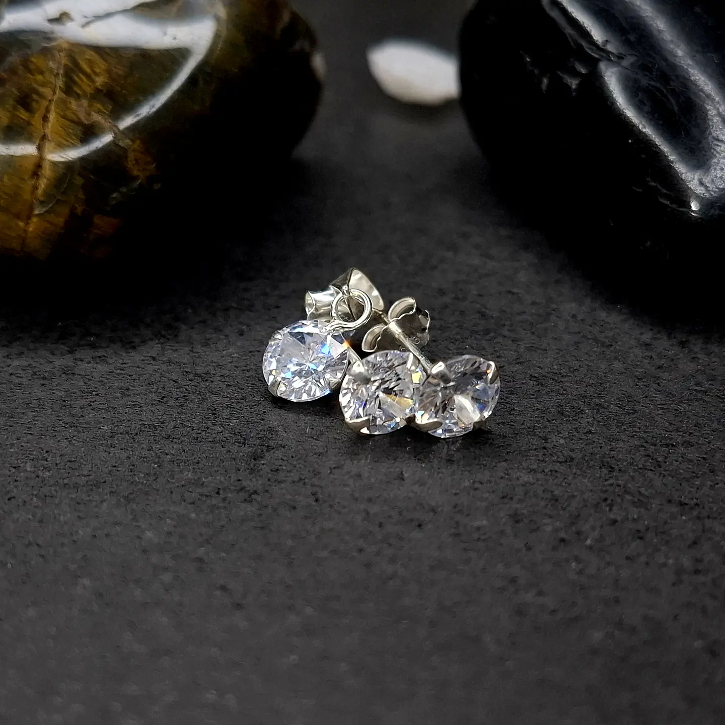 Conjunto Circones de 6 mm en Plata 925 1