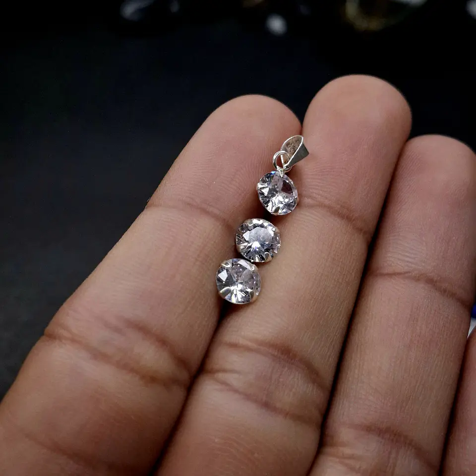 Conjunto Circones de 6 mm en Plata 925 2