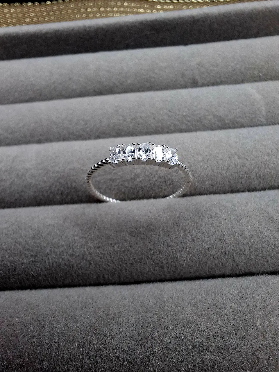 Anillo Entorchado con Circones de Plata 925 1