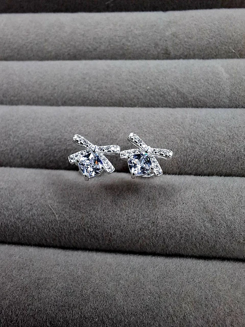 Aros de Moño con Circones de Plata 925