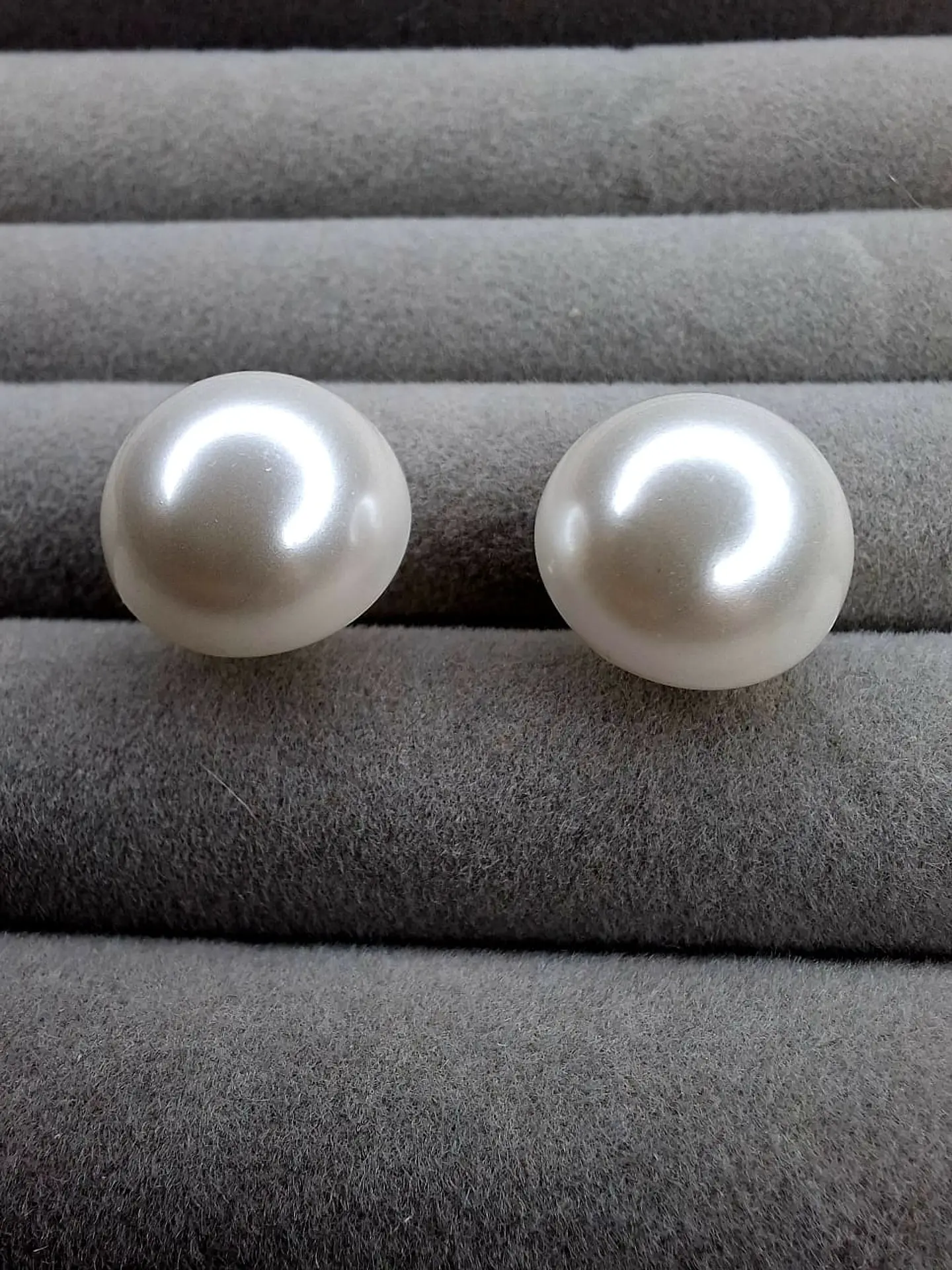 Aros Medias Perlas de Plata 925 1