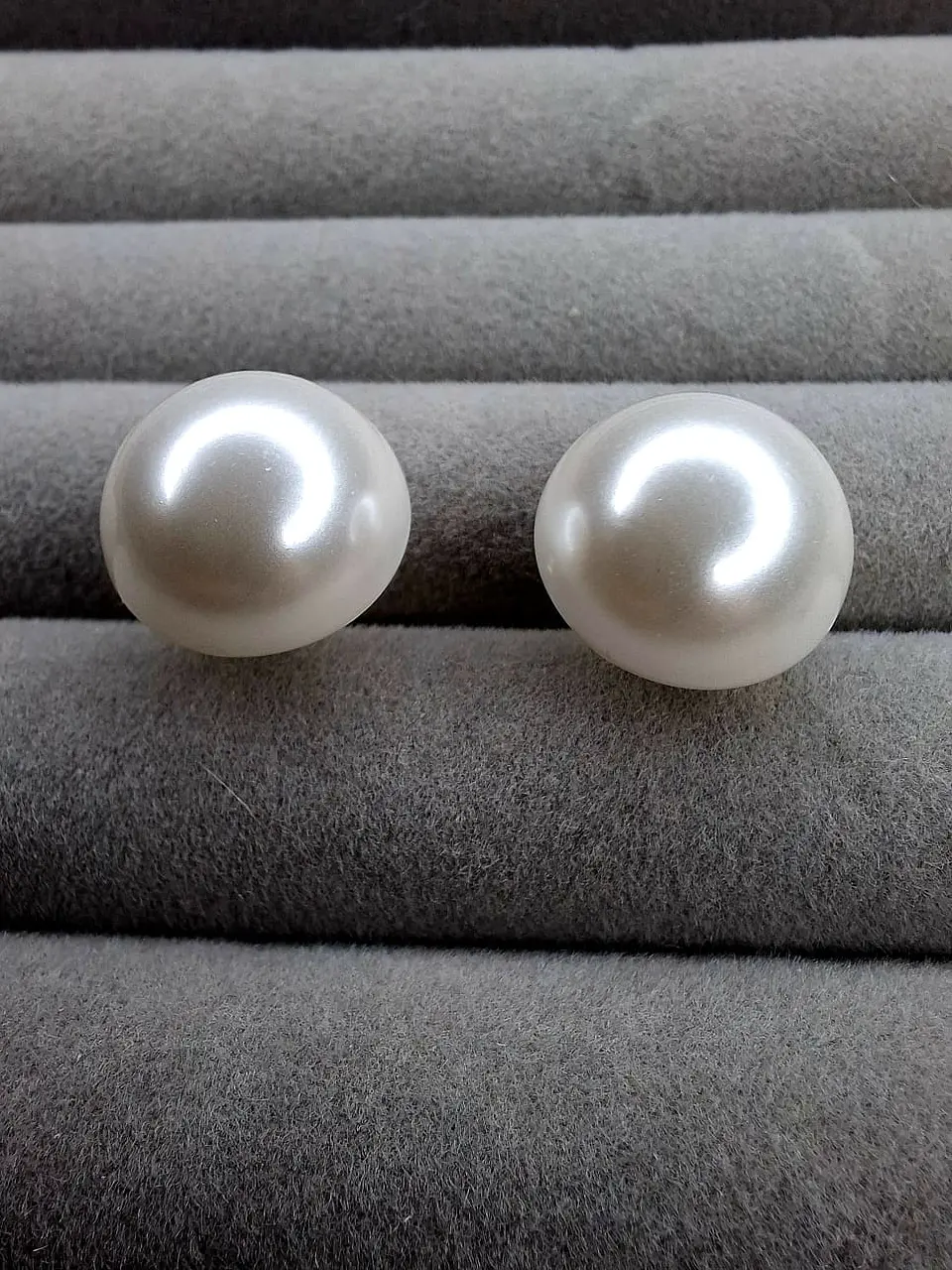 Aros Medias Perlas de Plata 925 1