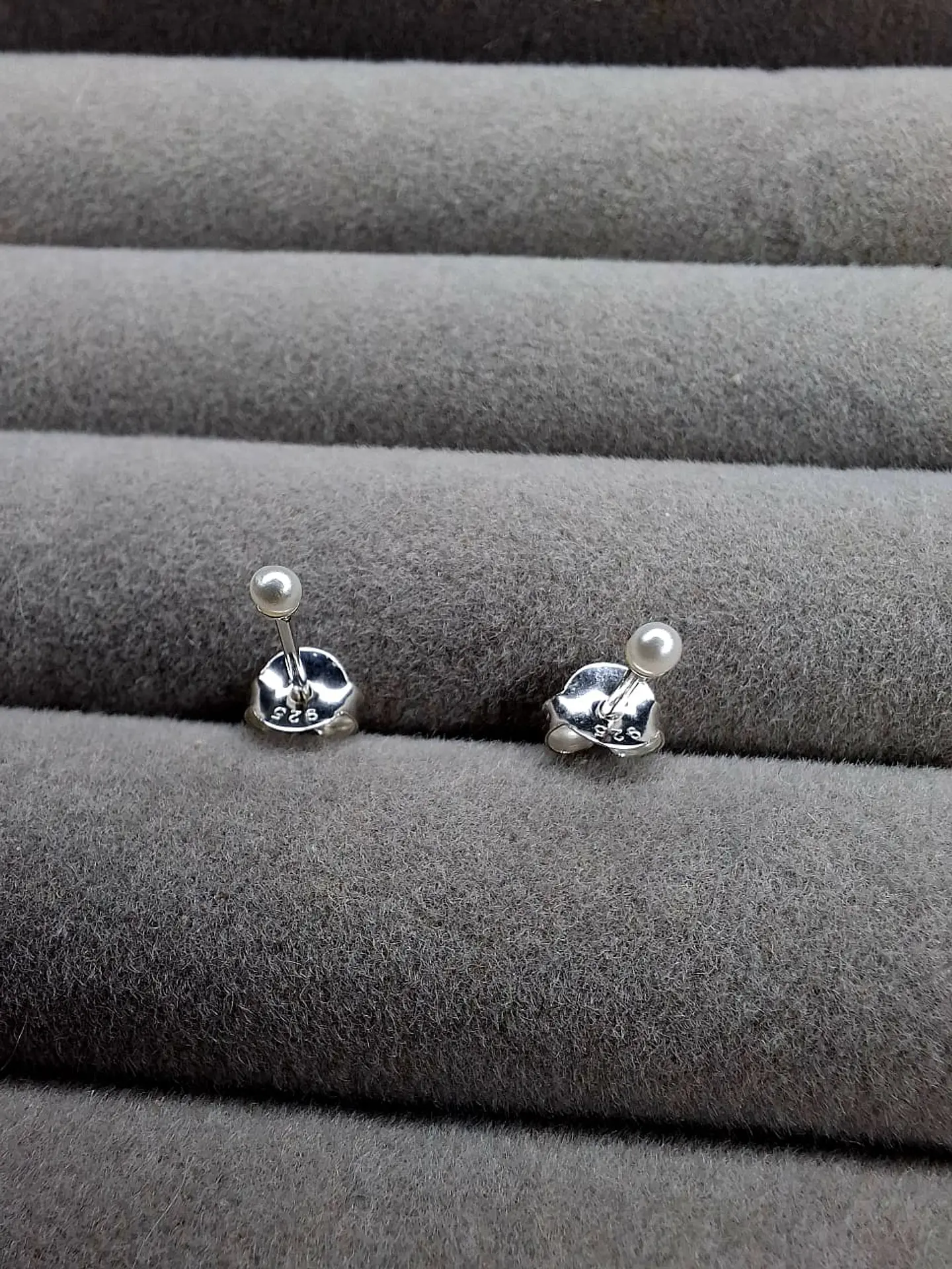 Aros de Perlas de Plata 925 1