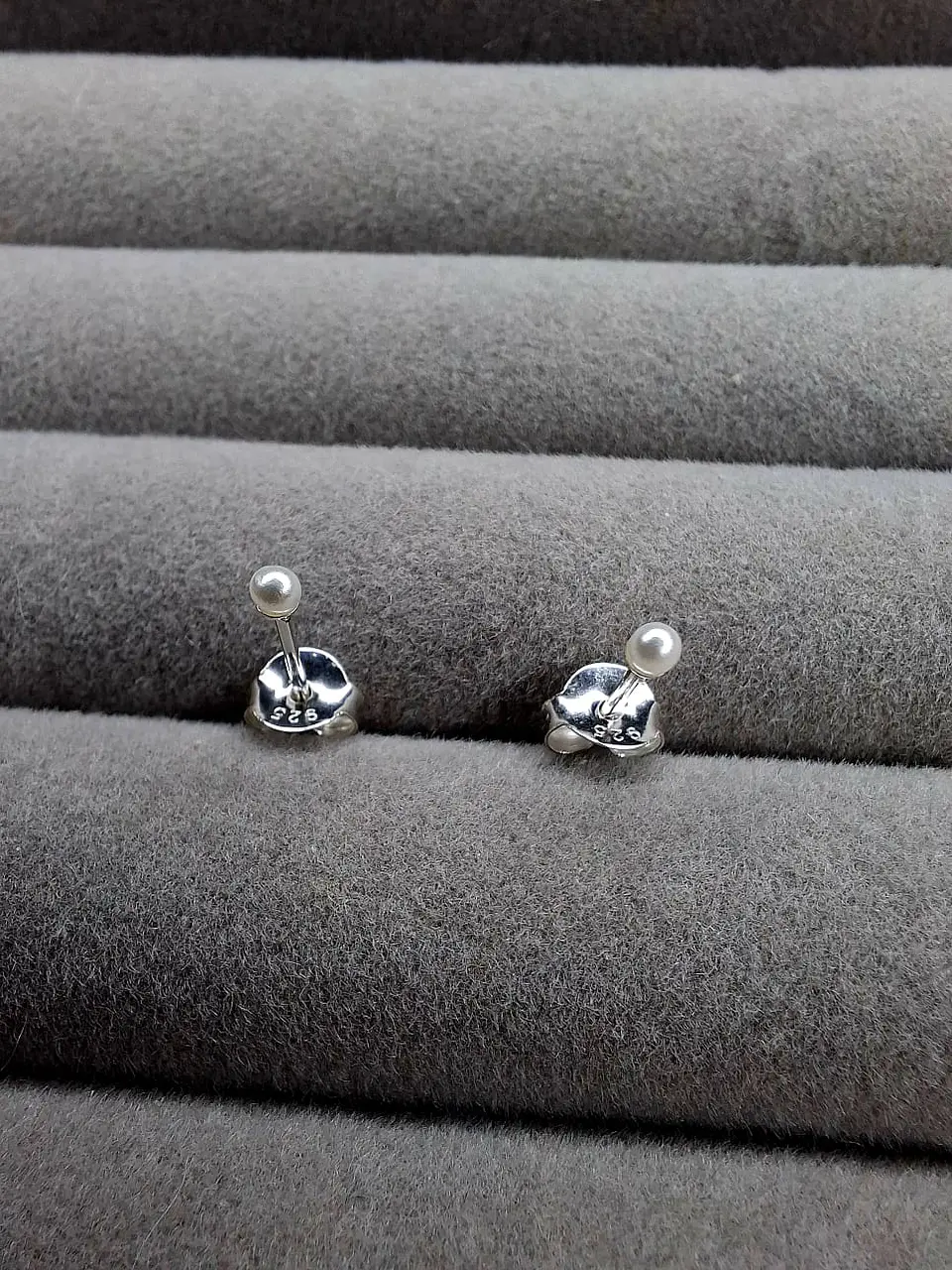 Aros de Perlas de Plata 925 1