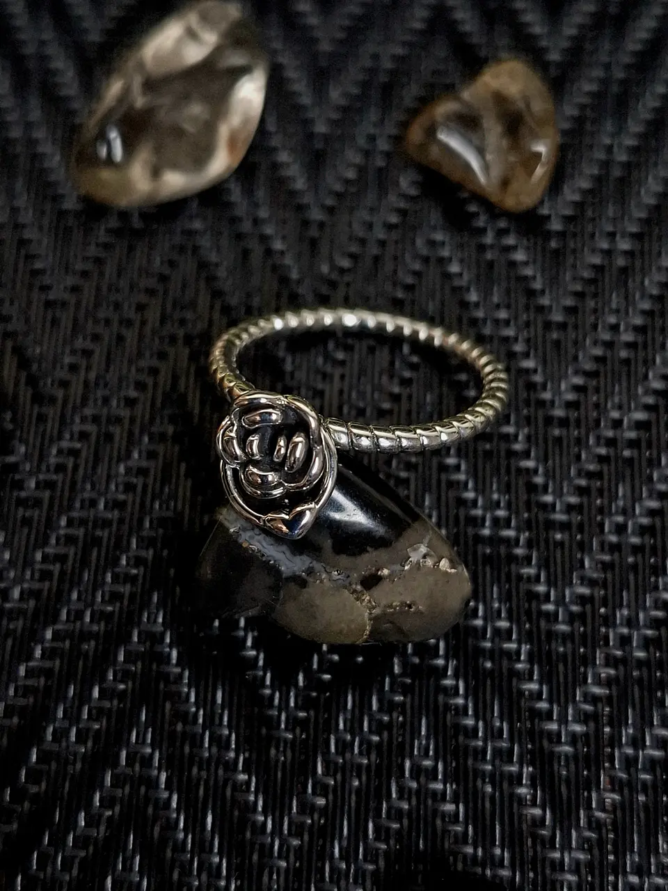 Anillo Flor y Corazón - Talla 14  2