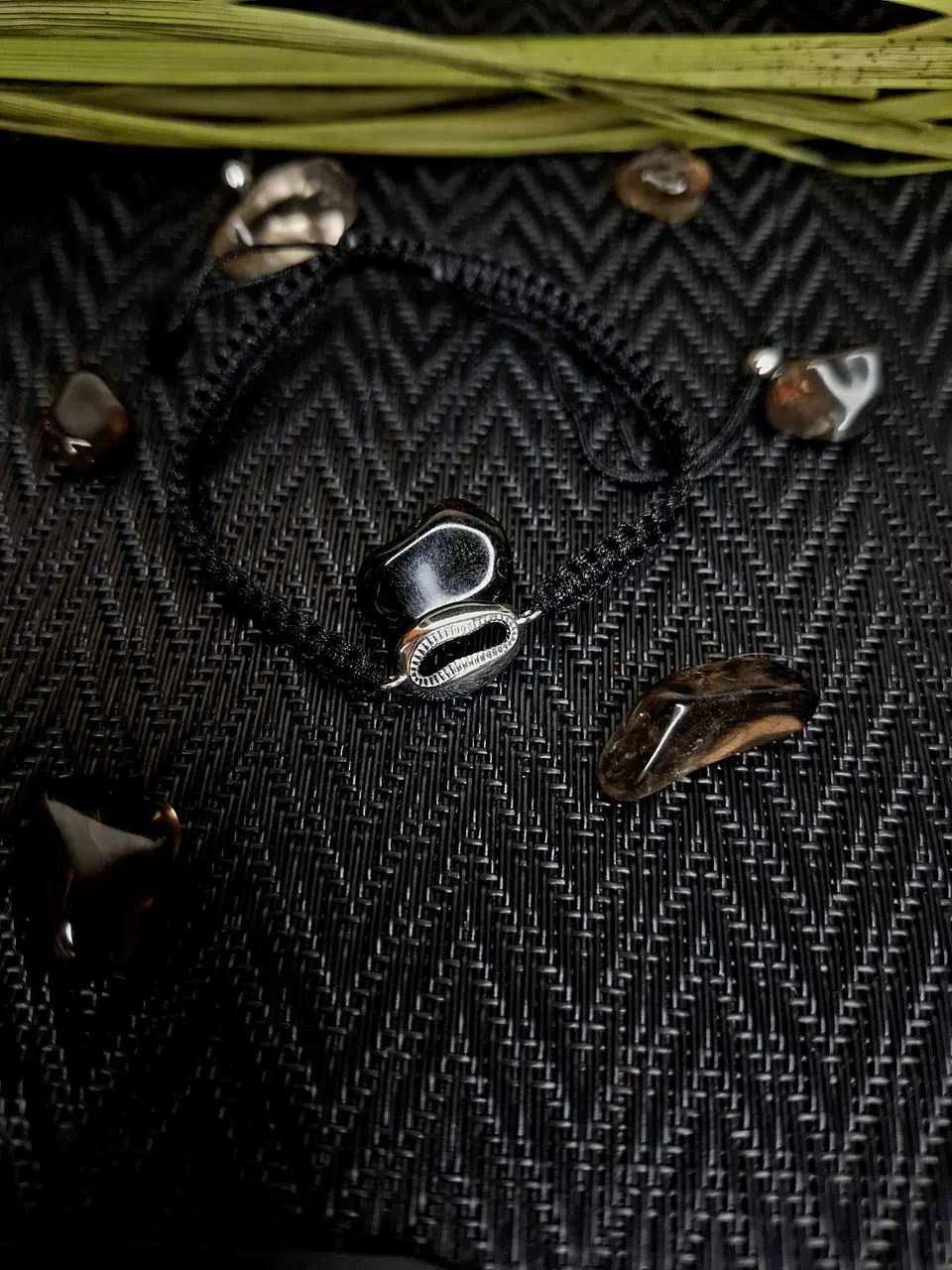 Pulsera Hilo Concha de Plata 1