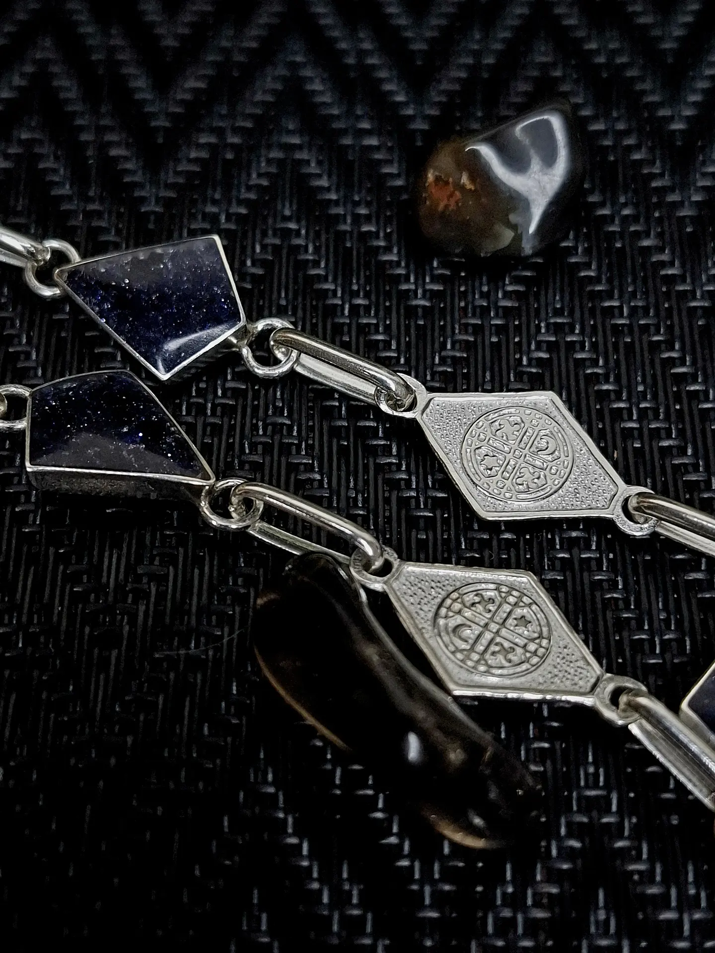 Pulsera Mapuche Kultrun Lluvia de Estrellas 1