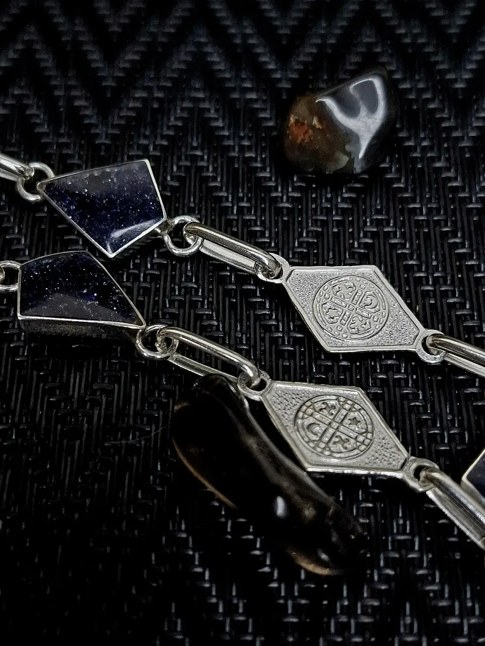 Pulsera Mapuche Kultrun Lluvia de Estrellas 1