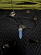 Collar Choker Ajustable Cuarzo Celeste - Miniatura 1