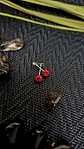 Aros Strass Rojos - Miniatura 1