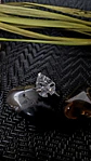 Aros Gota Circón 6x8 mm - Miniatura 2