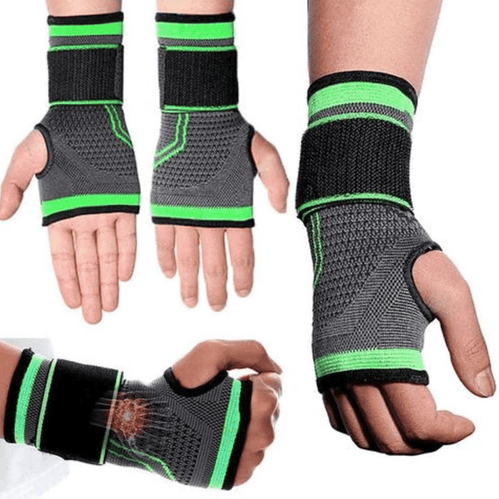 Muñequera Guante de Compresión Deportiva 9