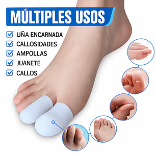Protectores de Dedos del Pie de Silicona