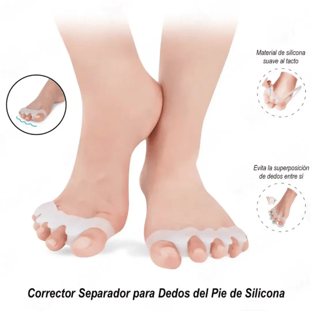 Separadores de Dedos de los Pies de Silicona 3