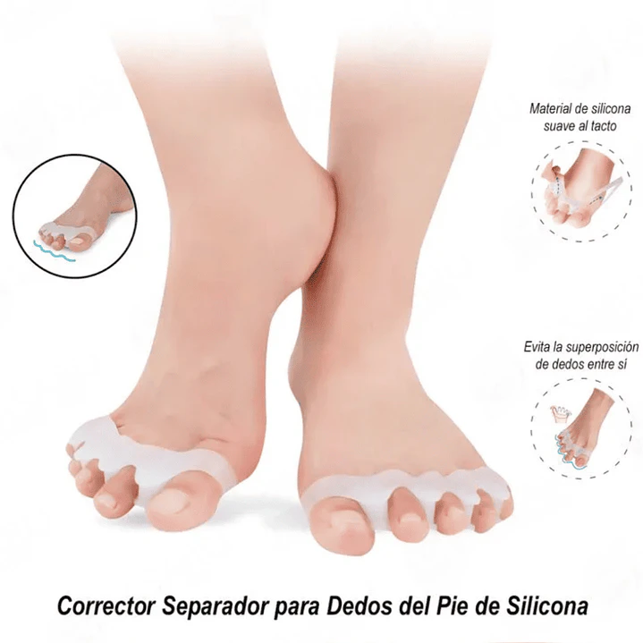 Separadores de Dedos de los Pies de Silicona 3