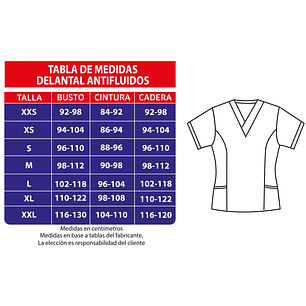 DELANTAL DAMA ANTIFLUIDO 