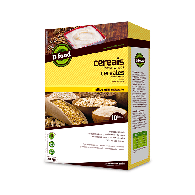 Papas de Cereais Multicereais 300g