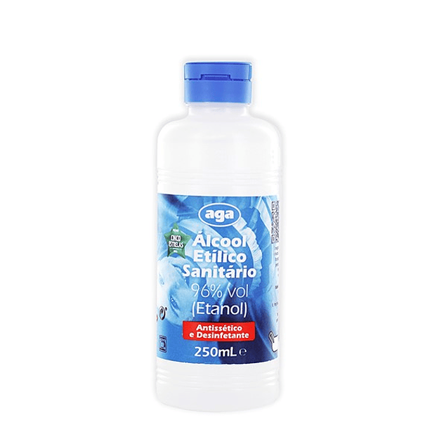 Álcool sanitário 96 Vol. 250ml 