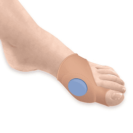 Banda protectora em tecido para hallux valgus