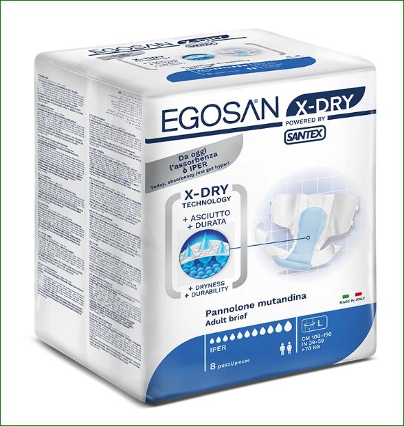 Fralda Egosan X-Dry Hiper 1