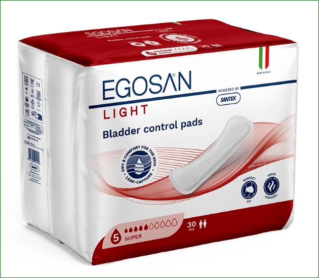Penso de Incontinência Ligeira Egosan Light SUPER  30un 1
