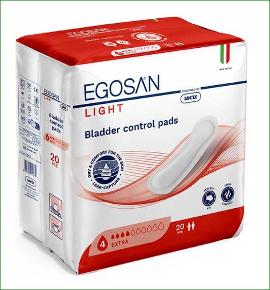 Penso de Incontinência Ligeira Egosan Light Extra (bolsa ind.)  20un 1
