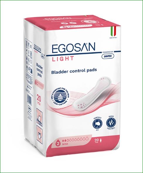 Penso de Incontinência Ligeira Egosan Light Mini (bolsa ind.) 20un 1