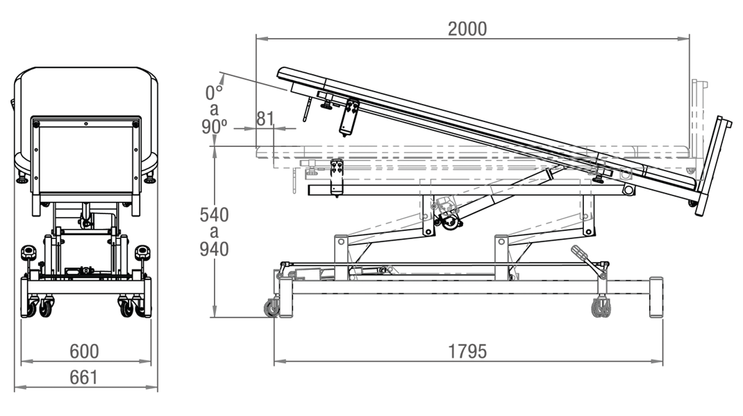 Plano Inclinado ou Mesa Verticalização - Altura Variável 3