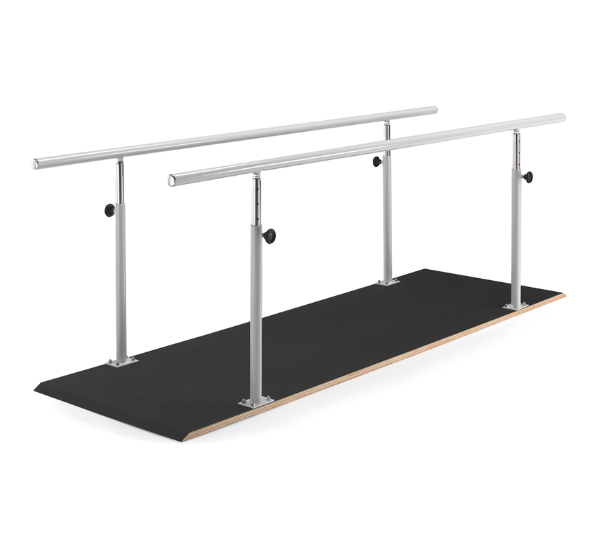 Barras Paralelas com Base em Madeira faia e Tela Antiderrapante 1