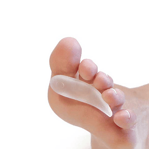 Corretor com anel em gel para dedos em martelo