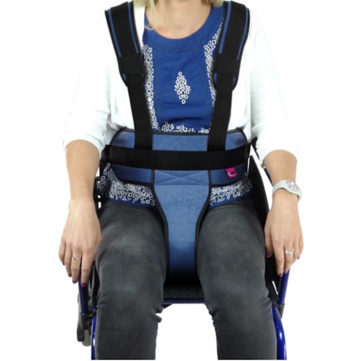 Cinto Pélvico Acolchoado C/Alças para Cadeira