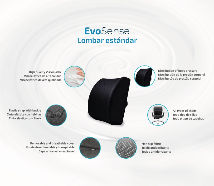 ALMOFADA LOMBAR EVOLUXION EVOSENSE 2