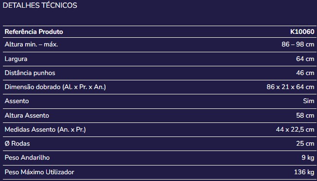 Andarilho Todo o Terreno com 4 Rodas Pneumáticas  6