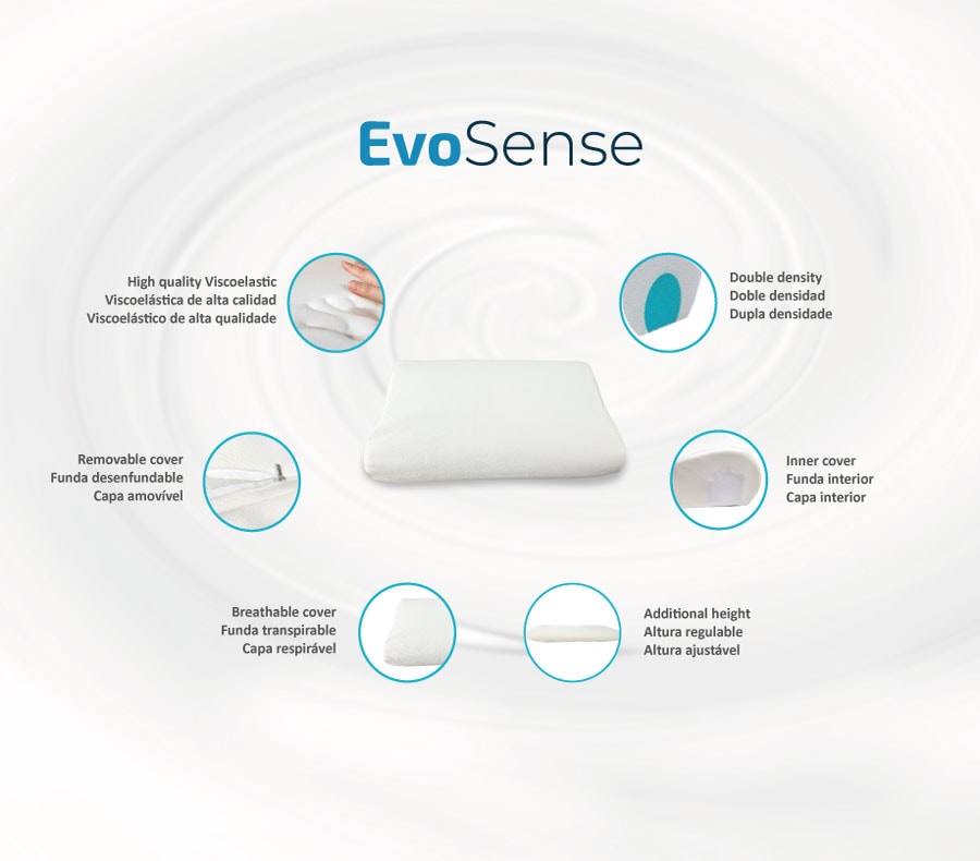 EVOLUXION ALMOFADA CERVICAL EVOSENSE DUO PLUS EV1130 3