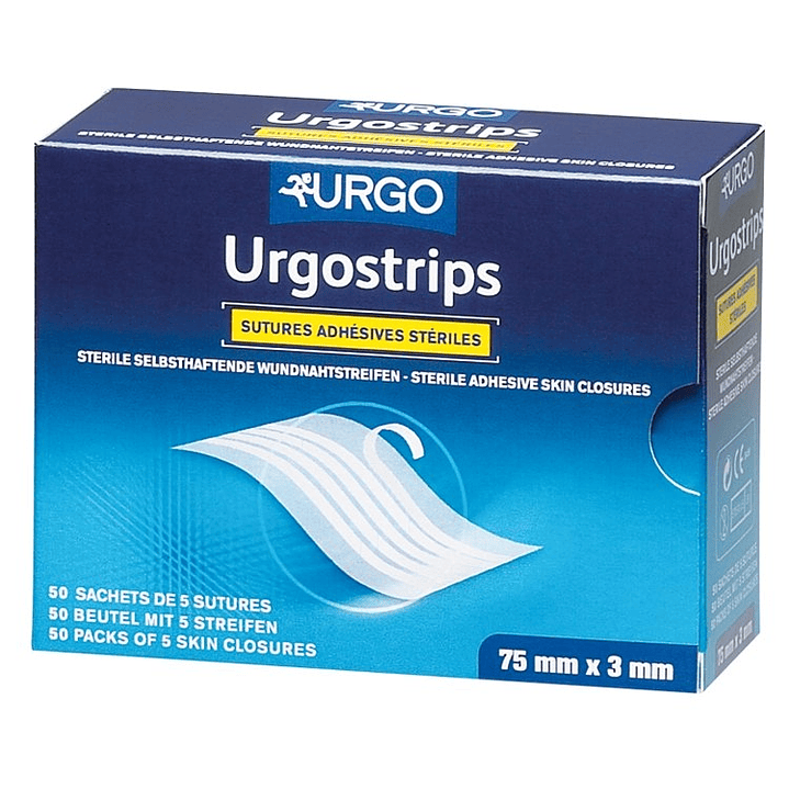 556744 — Banda Sutura Urgo Strip — 6 x 75 mm — URGO 1
