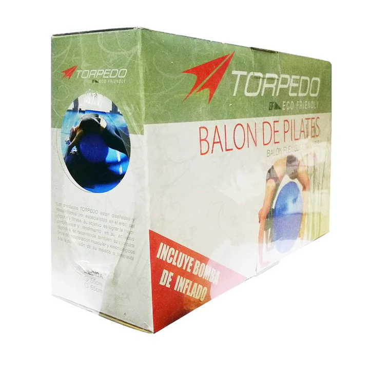 Pelota Pilates Torpedo 55cm 2