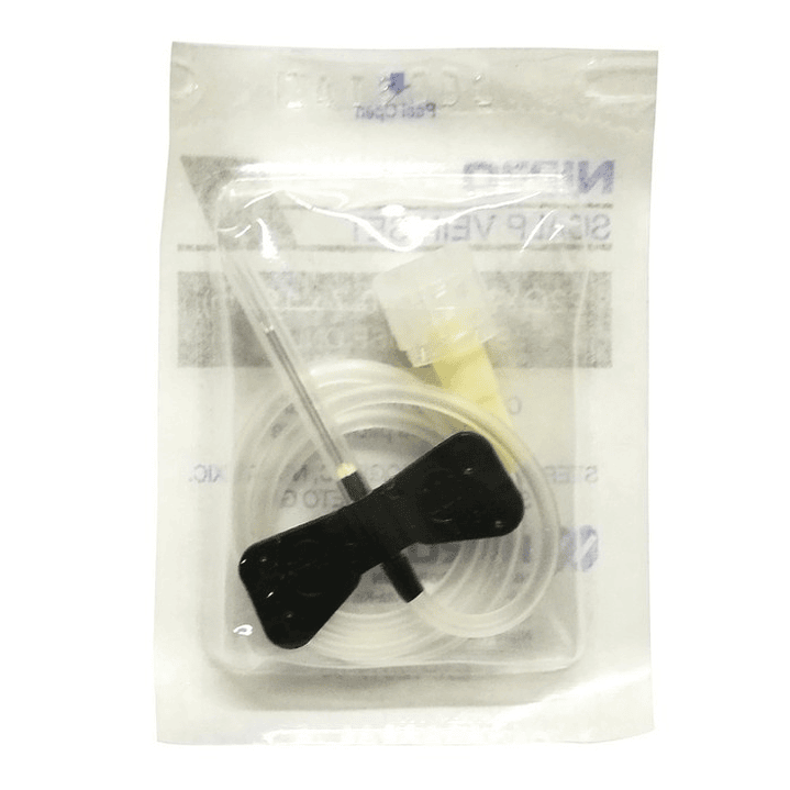 Conjuntos de Infusión con Alas (Mariposa) Nipro – 22G x 3/4 (0,7x19mm) – Negro 1