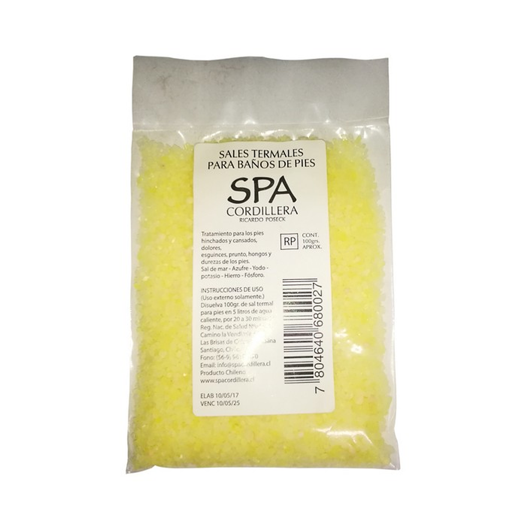 Sales Termales para Baños de Pies 100gr 1