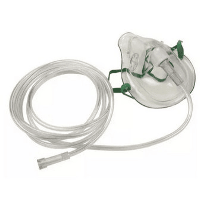 Mascarilla para Oxigeno Adulto con Tubo 2,1 mt 1