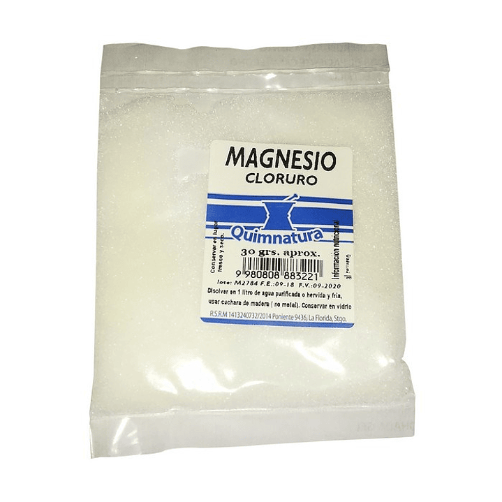 Cloruro de Magnesio 30grs 1